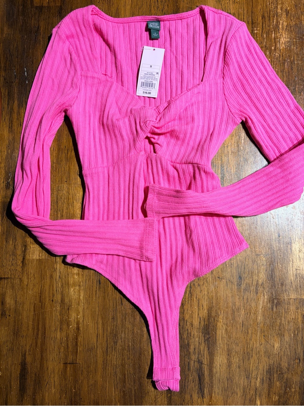 NWT Target Ribbed Long Sleeve Bodysuit